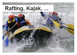 Rafting, Kajak, ...